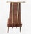 Vintage Midcentury Modern Mens Brown Faux Leather Valet Wardrobe Hanger Storage Chair For Sale In West Palm - Image 6 of 11