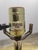 Cream Vintage Tesselated Tile Mid Century Modern Brass Cap Floor Lamp in the Manner of Karl Springer by Fine Arts Lamps For Sale - Image 8 of 12