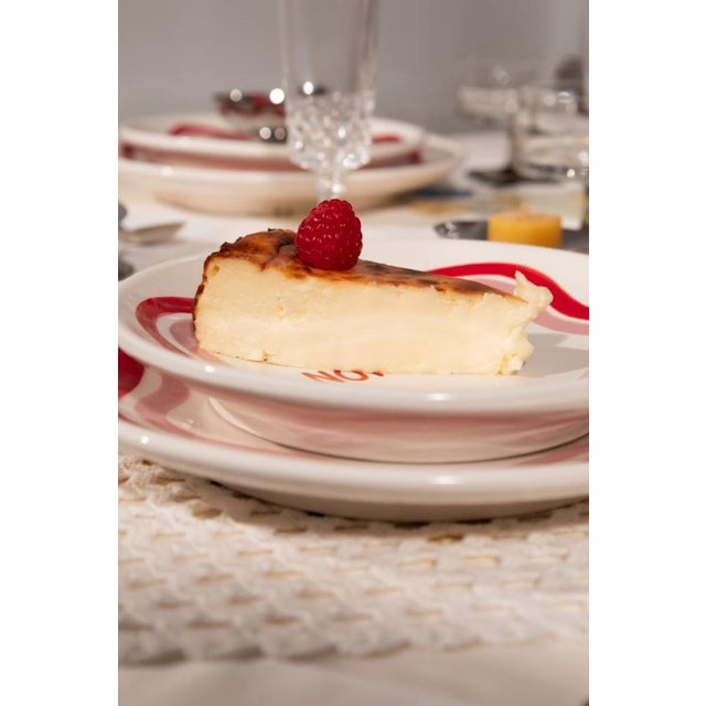 Ceramic Talk of the Table Artisanal Plate Set- 2 Pieces For Sale - Image 7 of 11