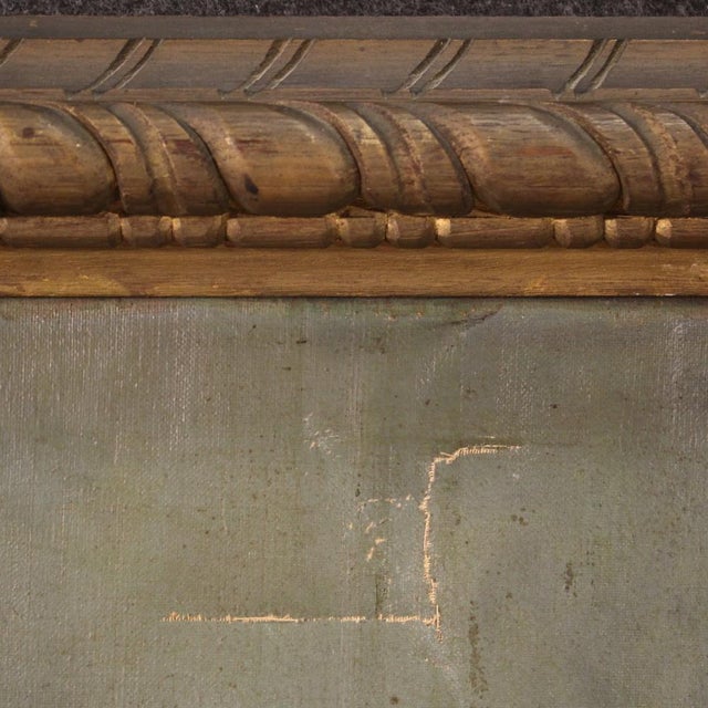 Italian Artist, Portrait of a Child, 1921, Oil on Canvas For Sale - Image 8 of 17