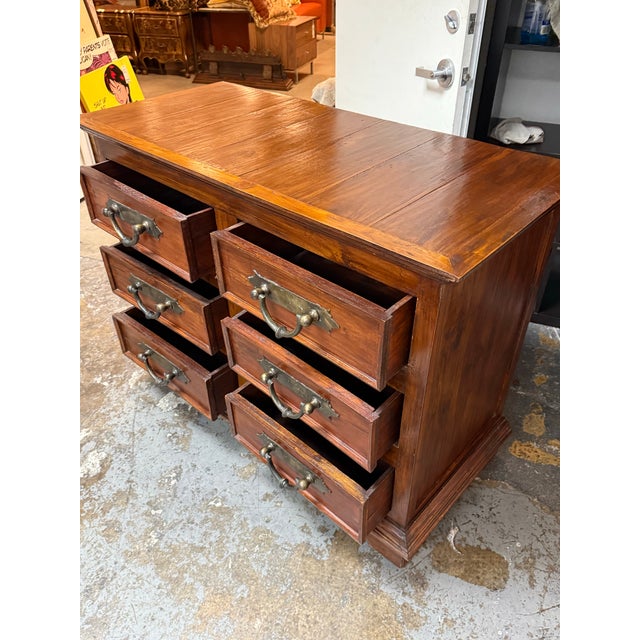 Rustic Spanish Colonial Style Dresser, Vintage. For Sale - Image 10 of 12