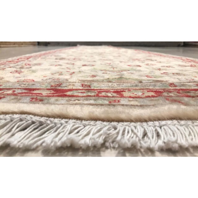 1970s Vintage Middle Eastern Wool & Silk Runner For Sale - Image 5 of 11