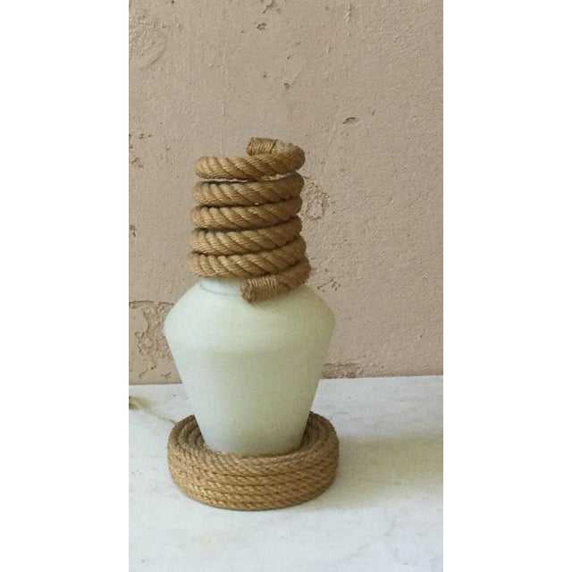 1960s Rope Lamp Audoux Minet, Circa 1960 For Sale - Image 5 of 5