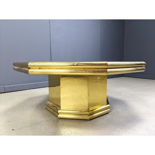 Vintage Coffee Table with Glass by Rodolfo Dubarry, 1970s For Sale - Image 6 of 12