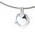 A rare vintage Tiffany & Co. necklace crafted in sterling silver, featuring a pierced heart pendant suspended from a...