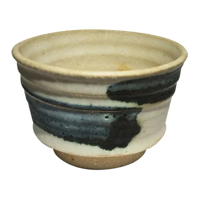 Small Dutch Stoneware Bowl by Johnny Rolf For Sale