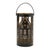 Elevate your holiday decor with this charming set of three punched metal house lanterns. Crafted from sturdy iron in...