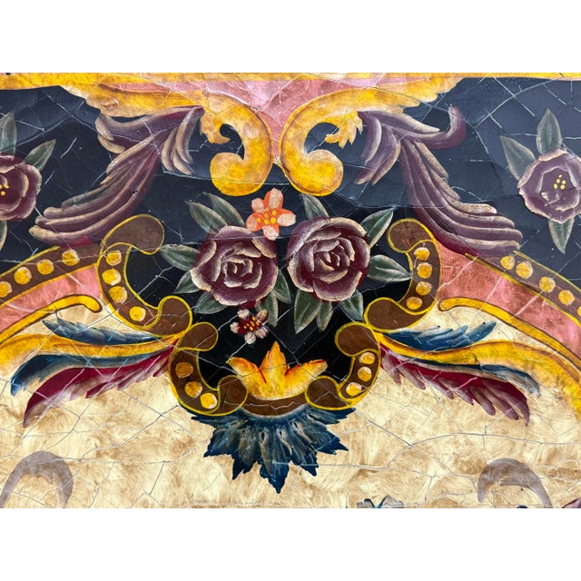 Maitland-Smith Painted Wall Panel For Sale - Image 10 of 12