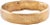 Late 9th-early 11th century AD. Gilt bronze, size 10 ¾. 5.0mm width band with low rounded face. Made with a core filling...
