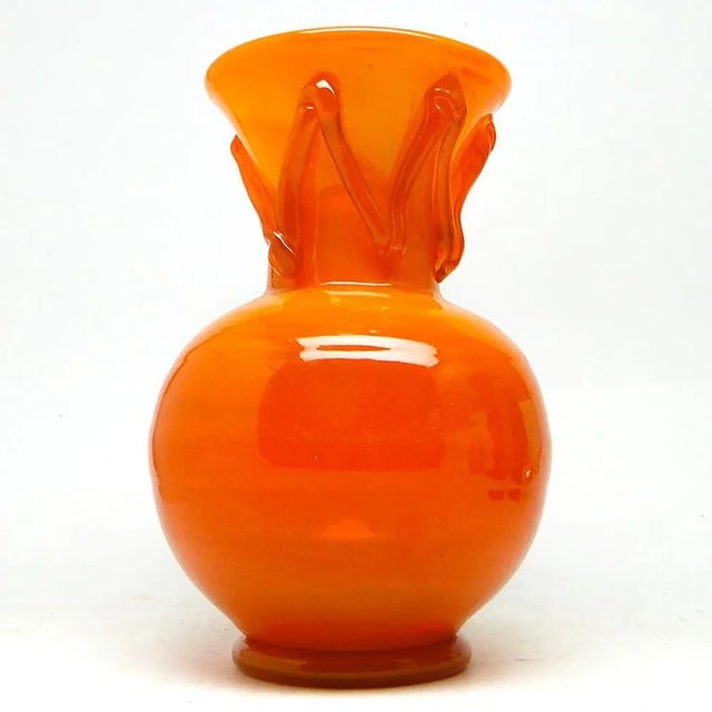 Vase by J. Słuczan-Orkusz for Cracow Institute for Glassworks, Poland, 1970s For Sale - Image 10 of 11