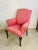 Palm Beach Style Pink and Green Newly Upholstered Chair For Sale - Image 10 of 12