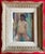 Paint French Mid-Century Modern Oil Painting on Board Nude Study in Original Frame Circa 1950 For Sale - Image 7 of 9
