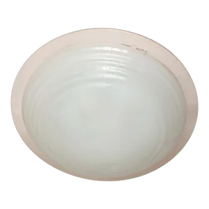 1960s Milky White Murano Flush Mount