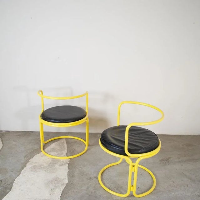 Poltronova Set of Locus Solar Series Lounge Chairs by Gae Aulenti for Poltronova, Late 1960s For Sale - Image 4 of 8