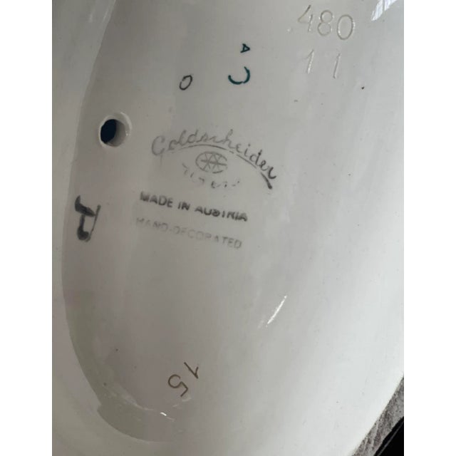 1930s Goldscheider "The Captured Bird" Porcelain Sculpture For Sale In Los Angeles - Image 6 of 6