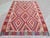 Mid 20th Century Classical Turkish Handwoven Geometric Design Boho Area Kilim Rugs For Sale - Image 9 of 9