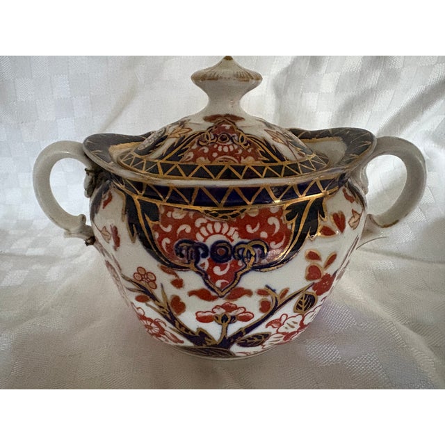 English Late 19th Century Royal Crown Derby Covered Sugar Bowl For Sale - Image 3 of 13