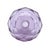 Japanese Irice Cut Glass Perfume Bottle, Purple Alexandrite Tone, 4.75" For Sale - Image 10 of 13