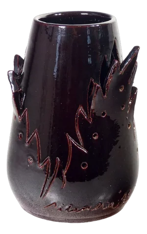 Vase by M. Silombria for Mazzotti