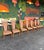 Wood Mid Century Brutalist Tabago Dining Set For Sale - Image 7 of 13