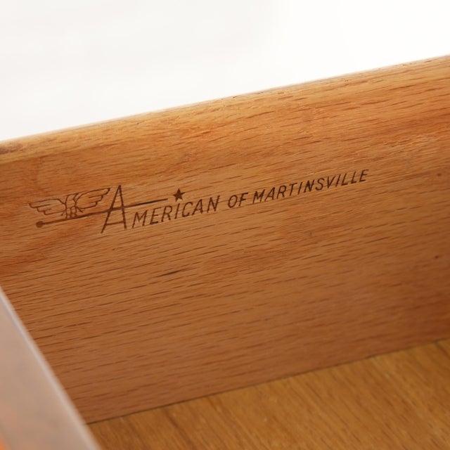 1960s American of Martinsville 6-Drawer Gentleman's Chest For Sale - Image 14 of 15