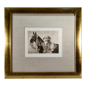 Charles Bragg The Equestrian C. 1975 Reproduction Print