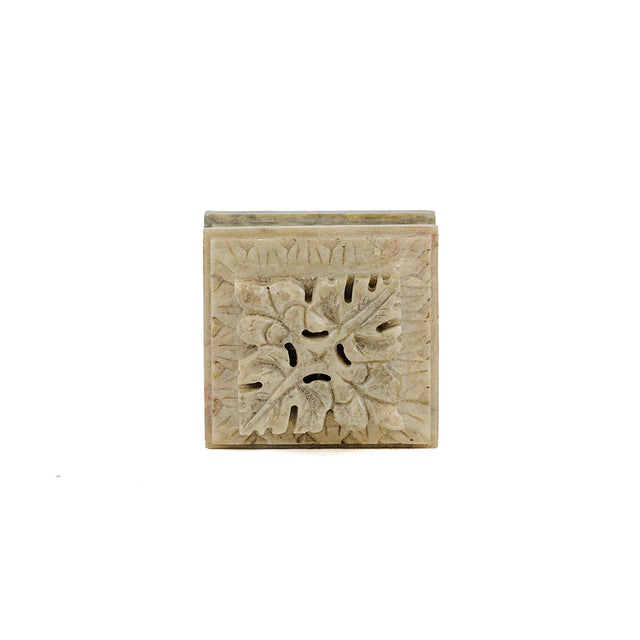 Hand-Carved Soapstone Trinket Box For Sale In Tulsa - Image 6 of 10