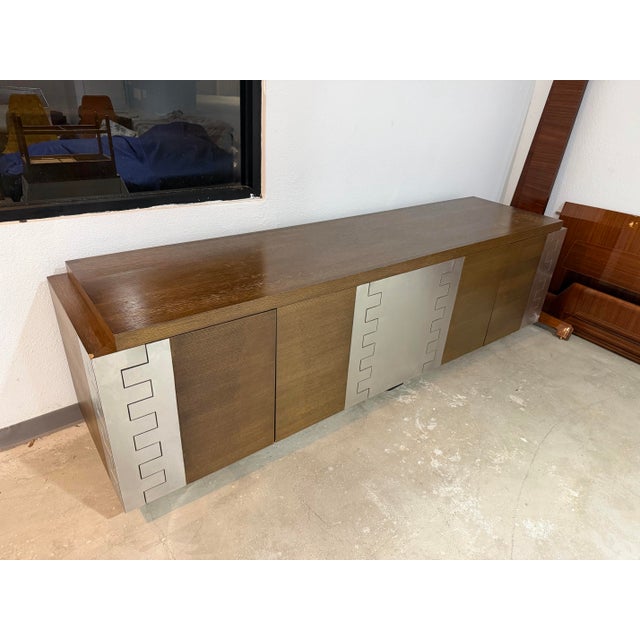 2000 - 2009 Paul Evans Cityscape Style Credenza by Jamie Herzlinger For Sale - Image 5 of 12
