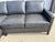 Harlow Leather Dark Grey Modern Sectional, Paul Michael Company For Sale In Dallas - Image 6 of 11