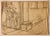 Pencil drawing. Not signed. Very good condition. This piece is attributed to the mentioned designer/maker. It has no...