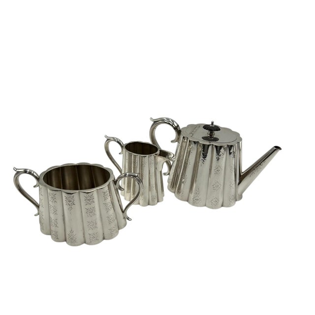 Mid-20th Century Grosvenor Three-Piece Tea Service by Mytton Rodd - Set of 3 For Sale - Image 4 of 13