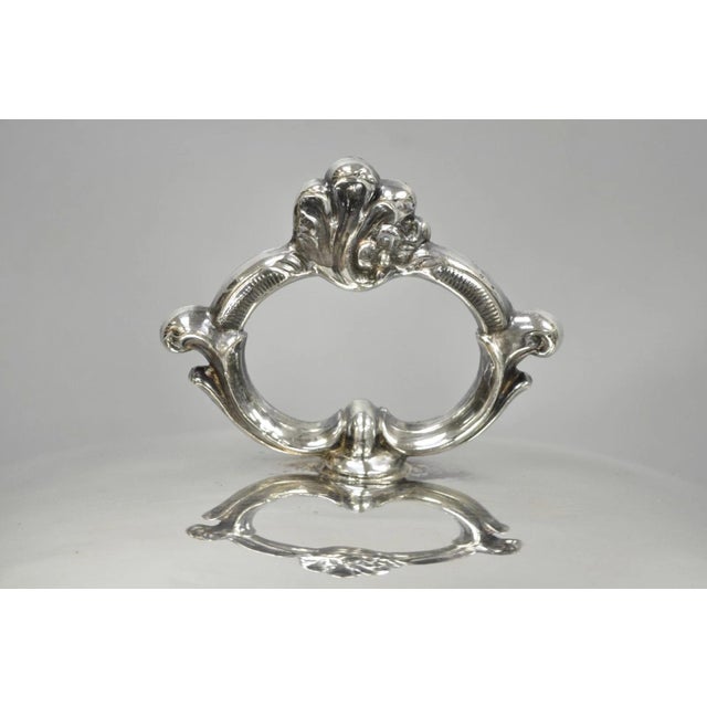 Victorian Vintage Eton Victorian Silver Plated Large Oval Covered Warming Dish Platter For Sale - Image 3 of 18