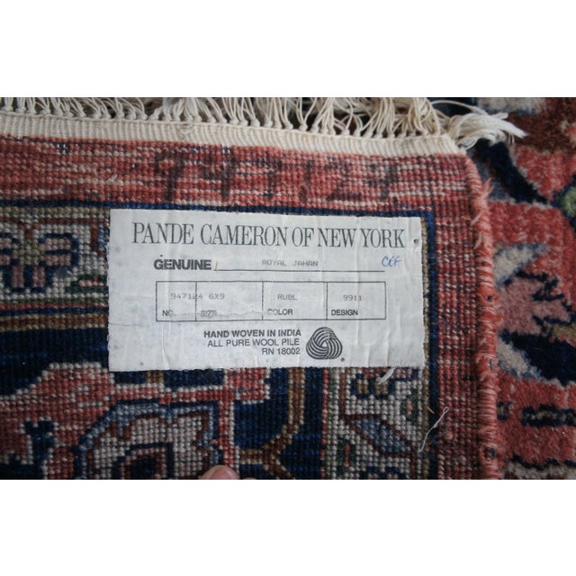 Vintage Pande Cameron of New York Wool Area Rug 6' X 9' Chairish