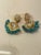 Boho Chic Turquoise Fun Earrings For Sale - Image 3 of 5