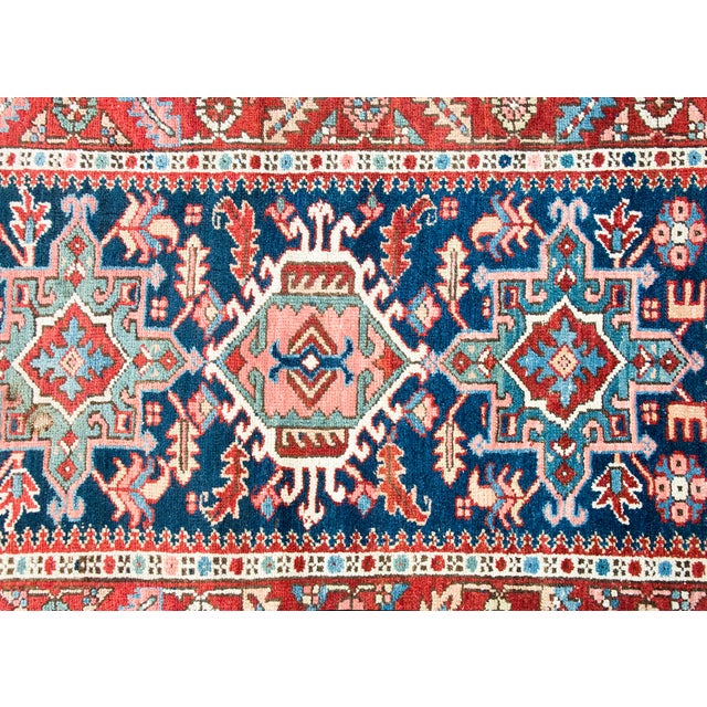 1920s Early 20th Century Persian Heriz Rug For Sale - Image 5 of 14