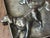 Art Noveau Cast Brass Ashtray with Hunting Dogs from Leon Chandon For Sale - Image 4 of 7