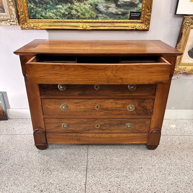 Brown Directory Walnut Bureau, France, 1800s For Sale - Image 8 of 18