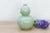 Celadon Qing Dynasty Chinese Gourd Celadon Vase For Sale - Image 8 of 8
