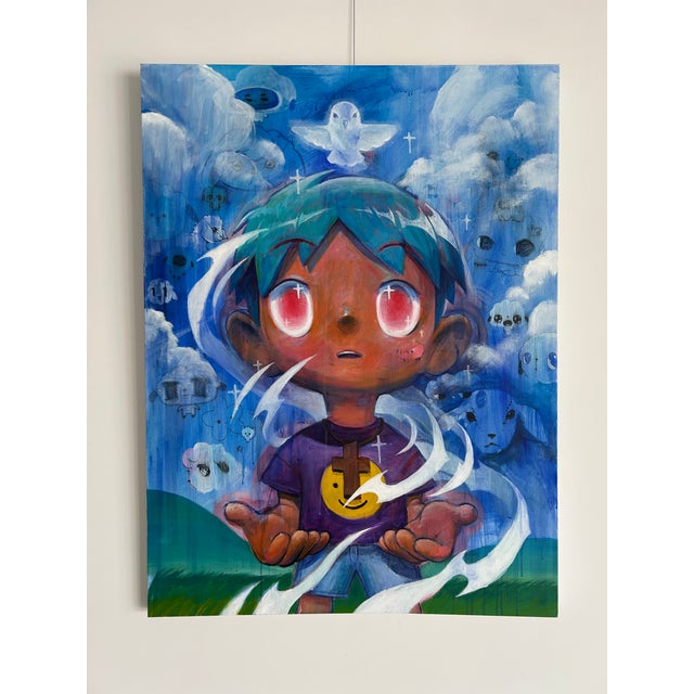 2020s Abba Father by Felix Abcede (2025) , Acrylic on Canvas For Sale - Image 5 of 6