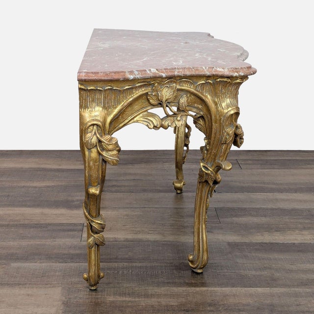 2010s William Switzer Louis XV Console Table For Sale - Image 5 of 8