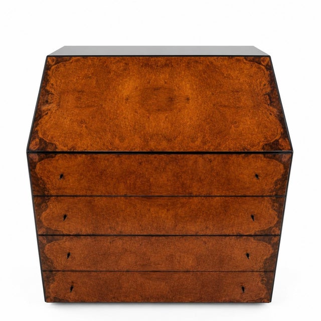 Italian Secretary Chest of Drawers by Voltan Marbella, 1970s For Sale - Image 6 of 6