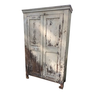 Country Distressed Armoire Wardrobe For Sale