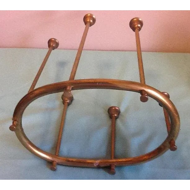 1960s Brass Mid-Century Candelabra For Sale - Image 5 of 7