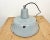 Industrial Grey Enamel Factory Lamp, 1960s For Sale - Image 11 of 13