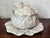 Late 20th Century Late 20th Century White Bisque Porcelain Rabbit Cabbage Tureen on Plate Attributed to Bordallo Pinheiro For Sale - Image 5 of 10