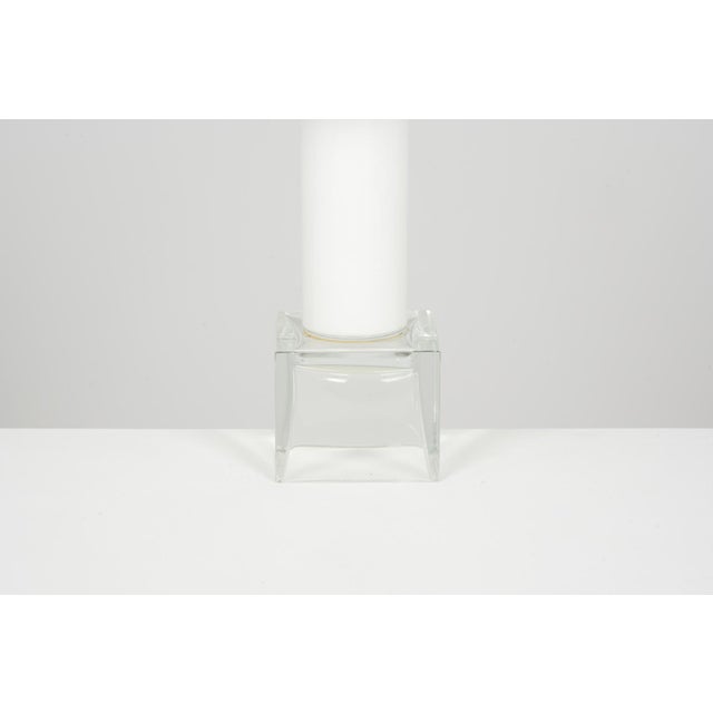 Vintage Postmodern Glass Vase, 1980 For Sale - Image 4 of 7