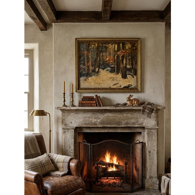 An exceptional, museum-quality turn-of-the-century original oil painting by the listed American academic artist Frederick...