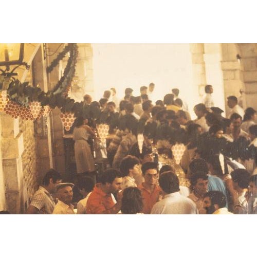 Photograph signed by o. Malaganna, meal, 20th century. Photograph depicting a festive meal, signed by o. Malaganna, 20th...