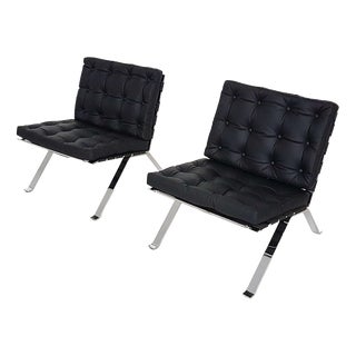 Model Euro 1600 Lounge Chairs for Girsberger by Hans Eichenberger, Set of 2 For Sale