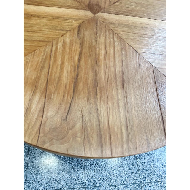 1930s Swedish Art Deco Walnut Center Table For Sale - Image 9 of 14